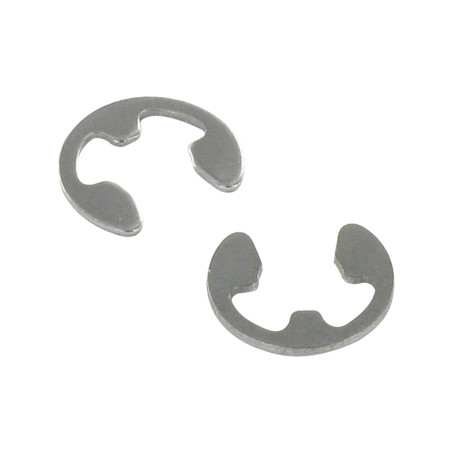 1 x Circlip en E Pour Diamètre Rainure 8 Acier zingué