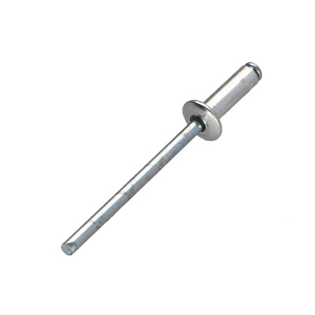 1 x Rivet aveugle Aluminium Tige acier 2.4X4 Epaisseur de serrage 0.5 à 2 Tête Ronde Standard ALX