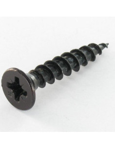 VBA3 Tête fraisée Pozi 3.5X20 Acier zingué noir