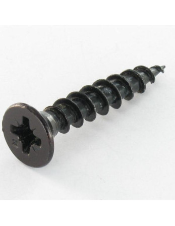 VBA3 Tête fraisée Pozi 3.5X20 Acier zingué noir