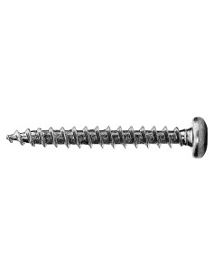 VBA3 Tête ronde TR Pozi 3X13 Acier brut Rouille microvis
