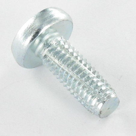 1 x Vis autotaraudeuse tête cylindrique bombée large PHILLIPS 6X16 Acier zingué