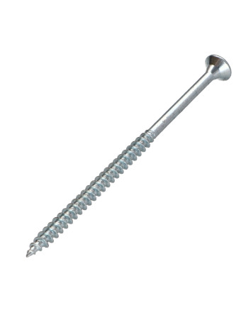 Vis bois TEKOR Tête fraisée Cranté 4X80 Filetée sur 48 TORX T20 Acier zingué Pointe antifendage type 17