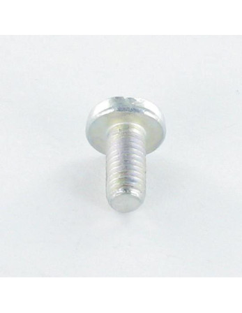 Vis métaux tête cylindrique bombée large POZI et fendu M4X30 Acier brut