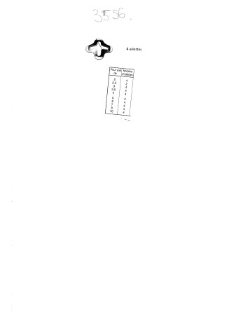 Rondelle grifaxe 4 4 Ailettes 930401 Acier zingué