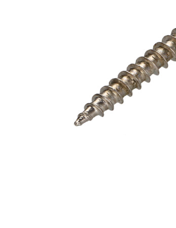 VBA Vis bois agglo Tête fraisée Pozi N°2 5X30 Filetage total Acier nickelé