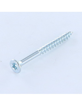 VBA Vis bois agglo Tête fraisée TORX T40 8X100 Filetée sur 60 Acier zingué