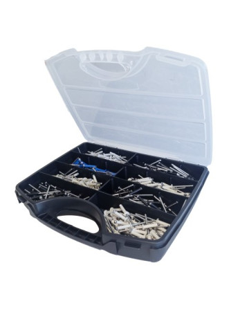 Assortiment de 500 Rivet GOSTAR GOLIGHT Aluminium Tige acier DEGOMETAL