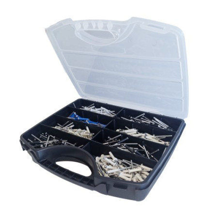 1 x Assortiment de 500 Rivet GOSTAR GOLIGHT Aluminium Tige acier DEGOMETAL