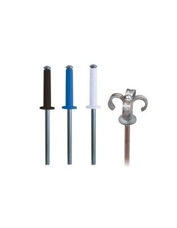 Assortiment de 500 Rivet GOSTAR GOLIGHT Aluminium Tige acier DEGOMETAL