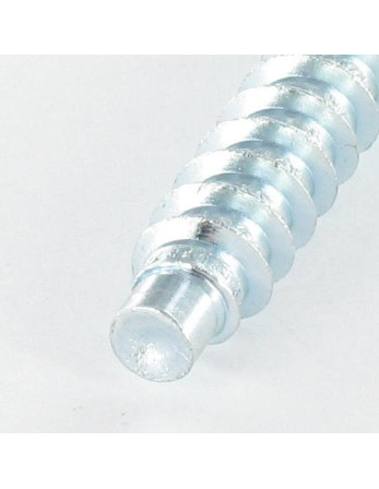 Vis d'assemblage confirmat Tête fraisée Hexagonal creux 7X50 Filet agglo Cranté Acier zingué à
