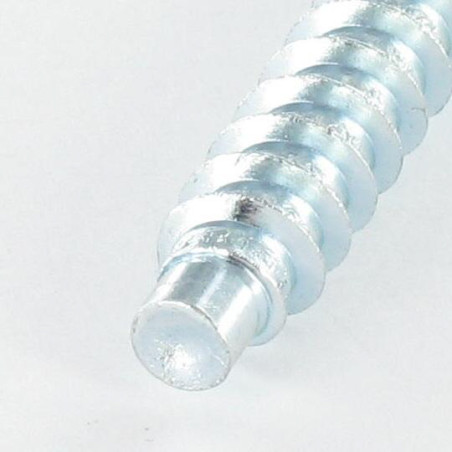 1 x Vis d'assemblage confirmat Tête fraisée Hexagonal creux 7X50 Filet agglo Cranté Acier zingué à