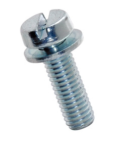 Vis métaux Tête cylindrique TC Fendue Filetage total M5X8...