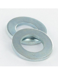 Rondelle Plate M18X34X3 Acier zingué
