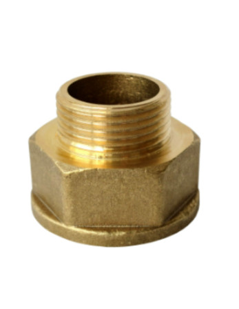 Mamelon hexagonal réduit Figure 246 Mâle/Femelle 33x42 (1"1/4) X 40x49 (1"1/2) Laiton