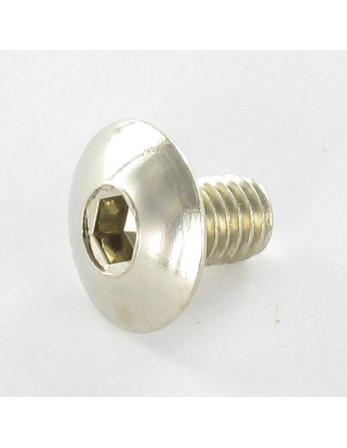 Vis Poelier M6X50 Clé de 4 HC4 Acier nickelé