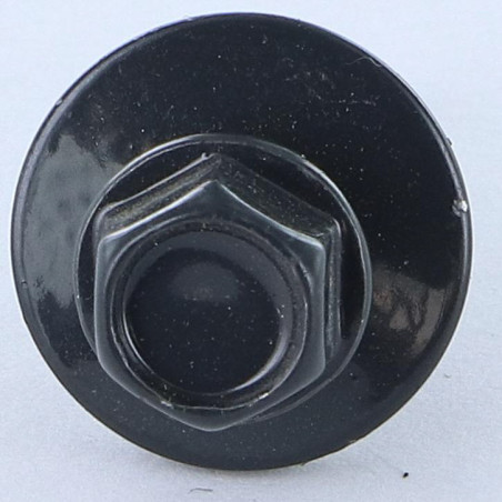1 x Vis autoperceuse Tête hexagonale TH 5.5X25 Rondelle d'étanchéite EPDM Acier zingué RAL7016 gris anthracite