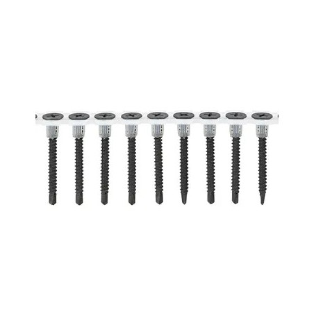 1 x Bande de 50 Vis pour plaque de plâtre Spax GIX-D 3.5X45 Acier phosphate