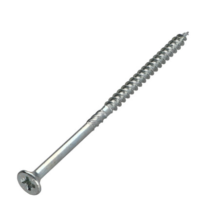 1 x VBA3 Tête fraisée Pozi 4.5X80 Filetage partiel Acier zingué