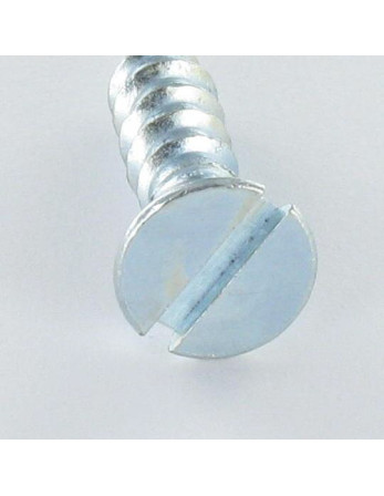 Vis bois Tête fraisée Fendue 4X60 Acier zingué