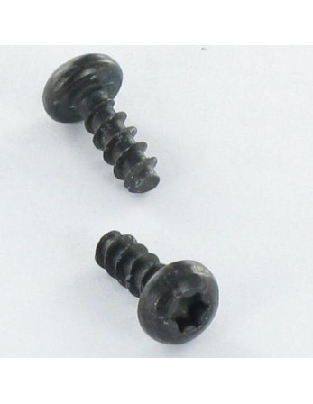 VBA Vis bois agglo Tête ronde TR TORX T20 4X16 Sans pointe Acier zingué noir