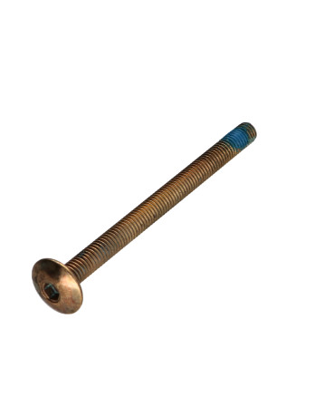 Vis Poelier M6X80 Clé de 4 HC4 Acier laitonne Frein filet