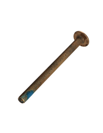 Vis Poelier M6X80 Clé de 4 HC4 Acier laitonne Frein filet