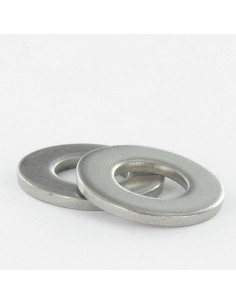 Rondelle Plate 10.3X30X3 Acier zingué