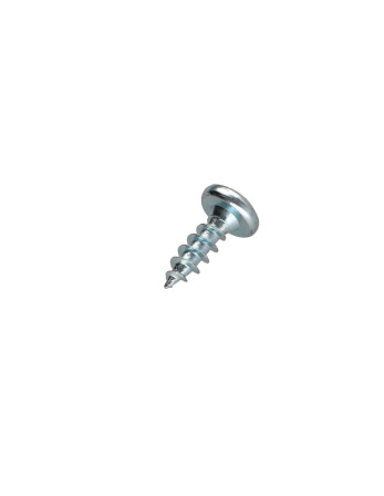 VBA Vis bois agglo Tête ronde TR Pozi N°2 4X13 Acier zingué