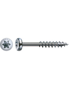 Spax Vis bois Tête ronde TR T-STAR+ TORX T30 WX6X100...
