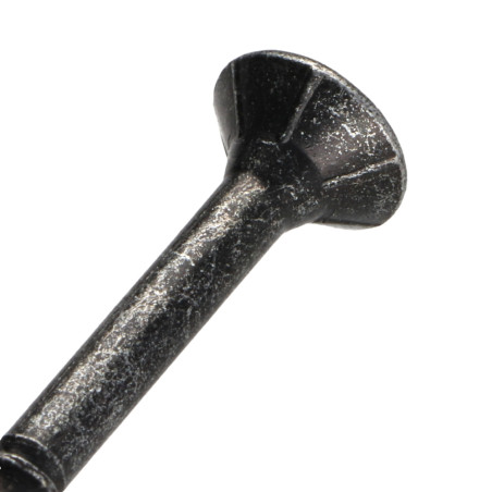 1 x VBA Vis bois agglo Tête fraisée TORX T25 5X60 Filetée sur 36 Acier zingué noir
