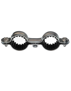 Collier de fixation isophonique double M7X150 Diamètre 22...