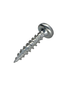 Vis bois TEKOR Tête ronde TR TORX T20 4X25 Filetage total... 2