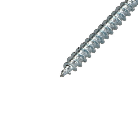 1 x VBA Vis bois agglo Tête fraisée Pozi N°2 4X40 Filetage total Acier zingué