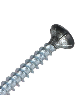 Vis bois TEKOR Tête fraisée Cranté 5X40 TORX T25 Pointe antifendage type 17 SABLE RAL7016 gris anthracite