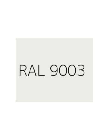 Capuchon Tête hexagonale TH Polyéthylène RAL9003 blanc de sécurité pour vis autoperceuse ou tole de diam 4.8-5.5