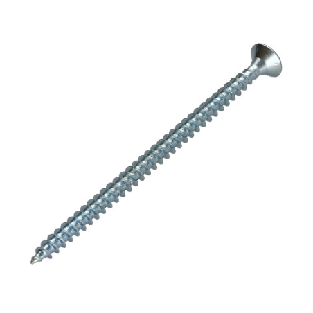 1 x VBA Vis bois agglo Tête fraisée Pozi N°2 4X70 Acier zingué