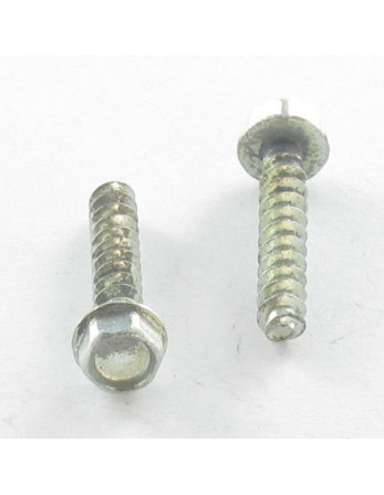 VBA Vis bois agglo Tête hexagonale TH Embase collerette 3.5X20 Sans pointe Clé 5.5 Acier zingué
