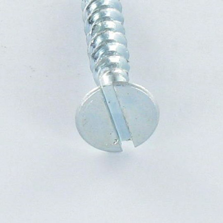 1 x VBA Vis bois agglo Tête fraisée Fendue 6X70 F.T Acier zingué