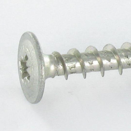 1 x Vis Spax Tête plate Pozi 4X20 WIROX