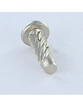 Rivet SIM ou fausse vis à frapper Type U Tête ronde TR 3.56X 3/8 Acier nickelé