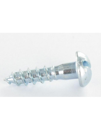 Vis bois Tête ronde TR Fendue 4X35 Acier zingué