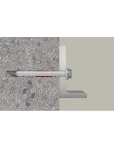 Cheville DUOXPANF Tête hexagonale TH 8X80 Fischer FUS... 2