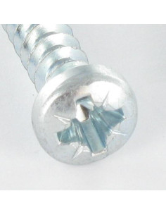 Vis pvc Tête cylindrique TC Pozi 6X30 Filet 40 Degrès... 2
