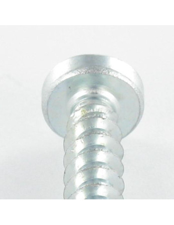 Vis pvc Tête cylindrique TC Pozi 6X30 Filet 40 Degrès Acier zingué