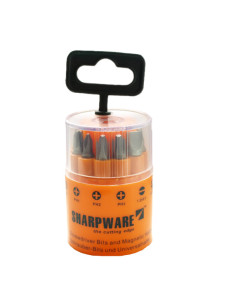 Assortiment de 9 Embout 1/4 Fendue Phillips Pozi