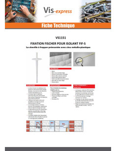 Fixation Fischer Pour ISOLANT FIF-S8/200 2