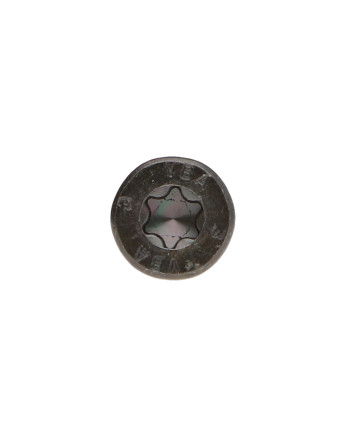VBA3 Tête fraisée Cranté 3.5X20 TORX T10 Acier zingué noir