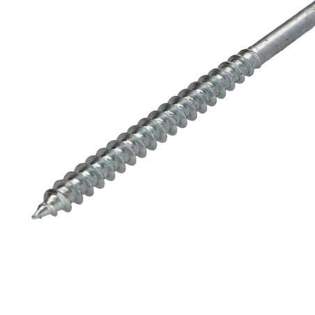 1 x VBA Vis bois agglo Tête fraisée Pozi N°3 6X110 Filetage partiel Acier zingué