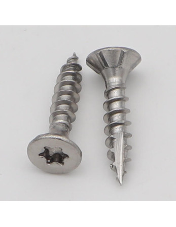 Assortiment de 1200 Vis bois TEKOR Tête fraisée Cranté TORX Inox A2